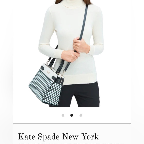 EUC Kate Spade New York Staci New Benay Spot Medium Satchel Authentic - Picture 14 of 14